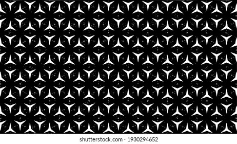 Ornament with elements of black and white color. Tribal ethnic vector texture. Geometric folklore ornament. Seamless pattern.