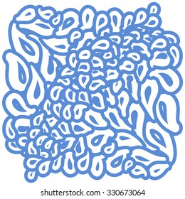 Ornament elements in blue and white colors. Can be used for wallpaper, textile and pattern fills, different surfaces, background of web site pages.
