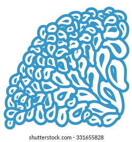 Ornament elements in blue and white colors. Can be used for wallpaper, textile and pattern fills, different surfaces, background of web site pages.