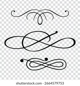 ornament elements hand drawn vector