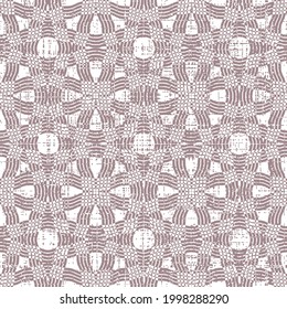 Ornament with elements of pastel and white colors. A saturated pattern mesh, geometric, diagonal, weaving, seamless vector background.