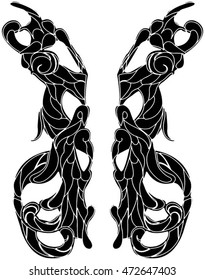 Ornament embroidery design