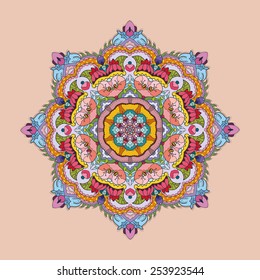 ornament with floral elements