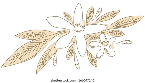 Ornament Flower Element
