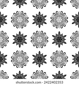 fondo de fondo de fondo de fondo de fondo de fondo de fondo de fondo con motivos de flor de adorno antiguo sin soldadura