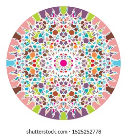 ornament with flower shape logo icon for health and beauty company