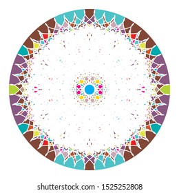 ornament with flower shape logo icon for health and beauty company