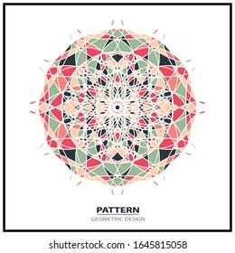 ornament with flower shape logo icon for health and beauty company