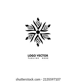ornament flower simple vector with nature theme