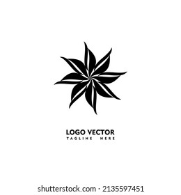 ornament flower simple vector with nature theme