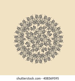 ornament In flower style
