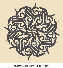ornament In flower style