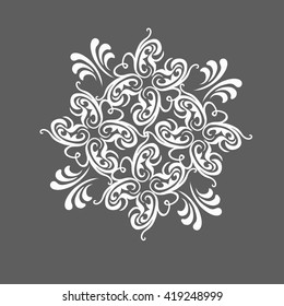 ornament In flower style