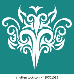 ornament In flower style