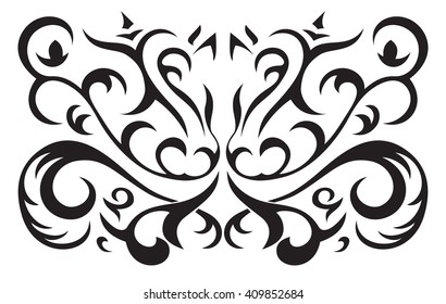 Ornament in form of the rectangle