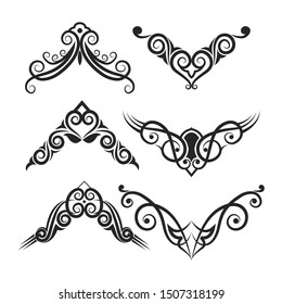 ornament for frame artwork and pinstripe 