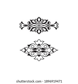 ornament for frame artwork and pinstripe