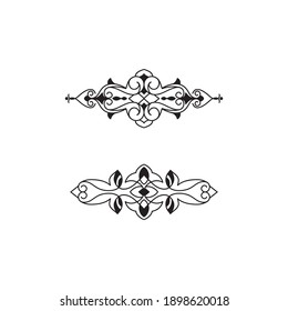 ornament for frame artwork and pinstripe