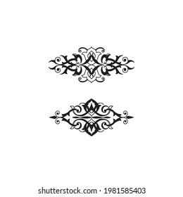 ornament for frame artwork and pinstripe