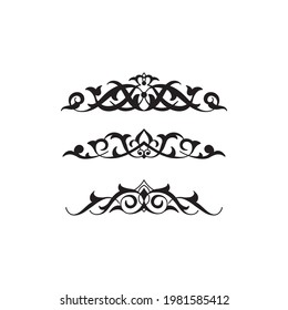 ornament for frame artwork and pinstripe
