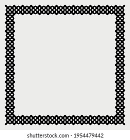 Ornament frame background. Simple style poster design symbol. Logo design element. T-shirt printing. Vector for sticker.