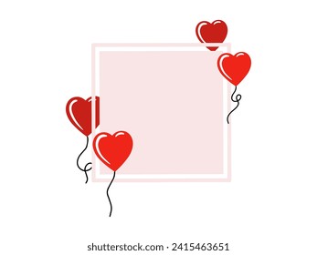 Ornament Frame Background Valentines Day