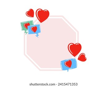 Ornament Frame Background Valentines Day