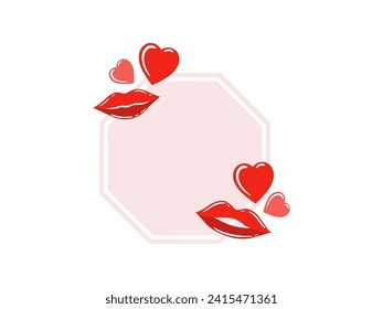 Ornament Frame Background Valentines Day