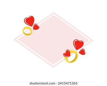 Ornament Frame Background Valentines Day