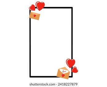 Ornament frame Background Valentines Day