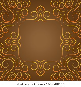 Ornament frame designs to embellish photos and can be used for banners or invitations