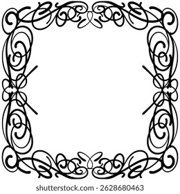 Ornament frame  floral decorative background 