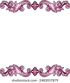 ORNAMENT FRAME ILLUSTRATION DESIGN IN EPS