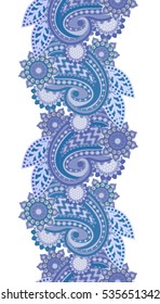 Ornament for a frame in the Indian style - a vector