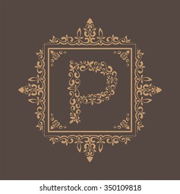 Ornament frame text p