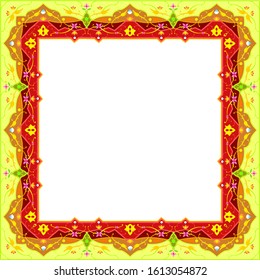 Ornament Frame Vector for your design