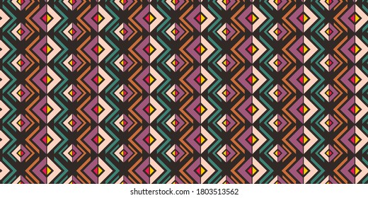 ornament geometric pattern vector for textile or fashion