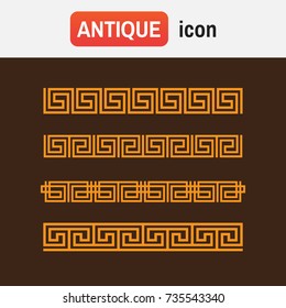 ornament greek vector. Vector Greek ornament. Greek ornament flat style