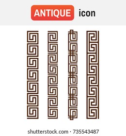 ornament greek vector. Vector Greek ornament. Greek ornament flat style