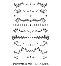 Ornament. Hand drawn universal ornaments with abstract patterns on isolation background. Design for spiritual relaxation for adults. Black and white illustration. Zentangle. Zen art. Decorative style