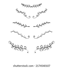 Ornament. Hand drawn universal ornaments with abstract patterns on isolation background. Design for spiritual relaxation for adults. Black and white illustration. Zentangle. Zen art. Decorative style