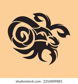 ornament head goat shadow puppet pattern tattoo culture