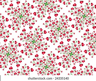 ornament with hearts