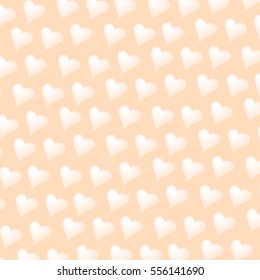 Ornament of hearts bright background, vector illustration