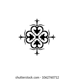 ornament of hearts icon. Element of patterns elements illustration. Premium quality graphic design icon. Signs and symbols collection icon for websites, web design, mobile app on white background