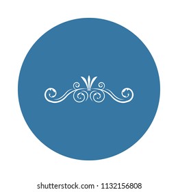 ornament icon. Element of ornaments icons for mobile concept and web apps. Badge style ornament icon can be used for web and mobile apps