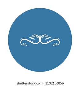 ornament icon. Element of ornaments icons for mobile concept and web apps. Badge style ornament icon can be used for web and mobile apps