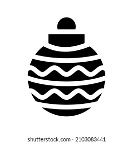 Ornament icon isolated on white background
