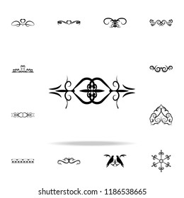 ornament icon. Ornaments icons universal set for web and mobile