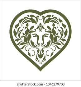 diseño creativo del logotipo de ilustración del vector de icono de ornamento